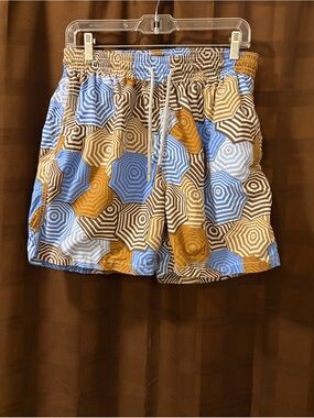 Vilebrequin Moorea Belle ou Gars Fish-Print Swim Shorts Trunks size XL